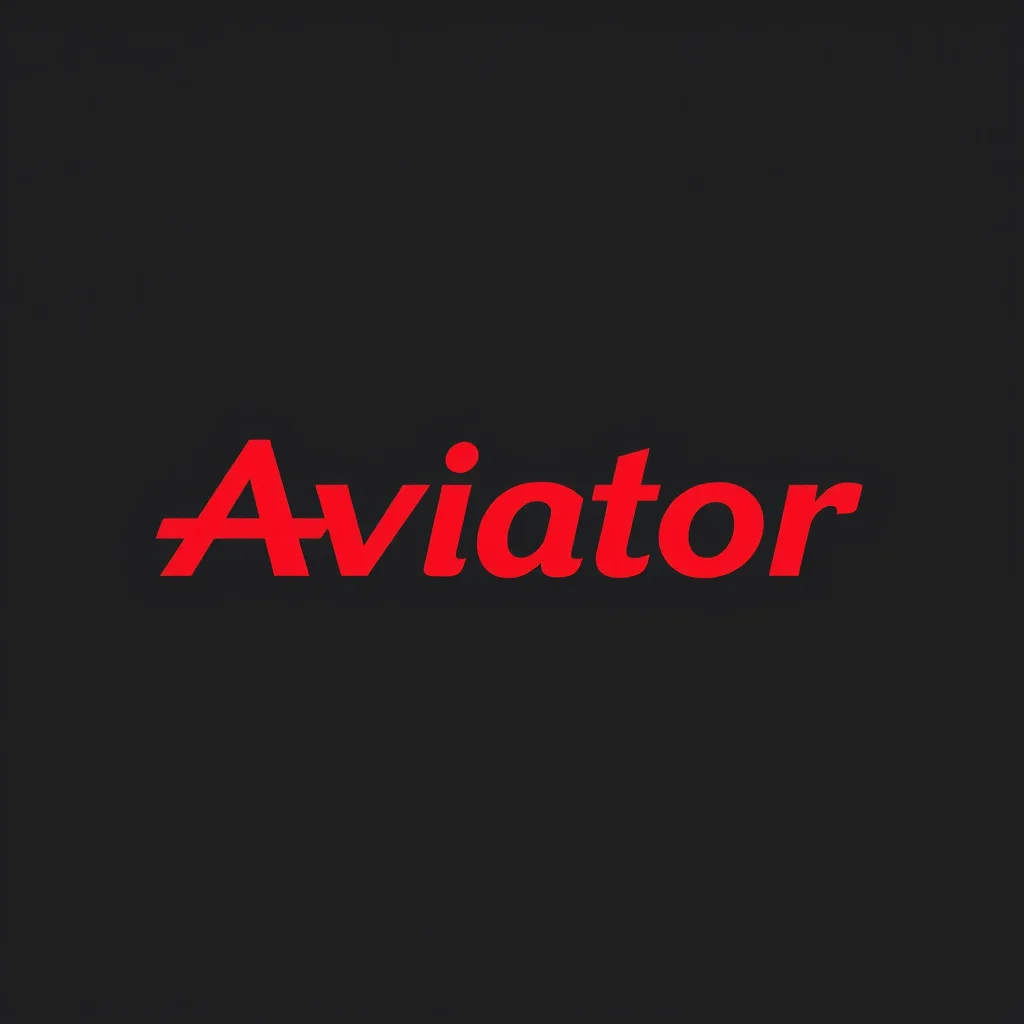Aviator logo on charcoal background